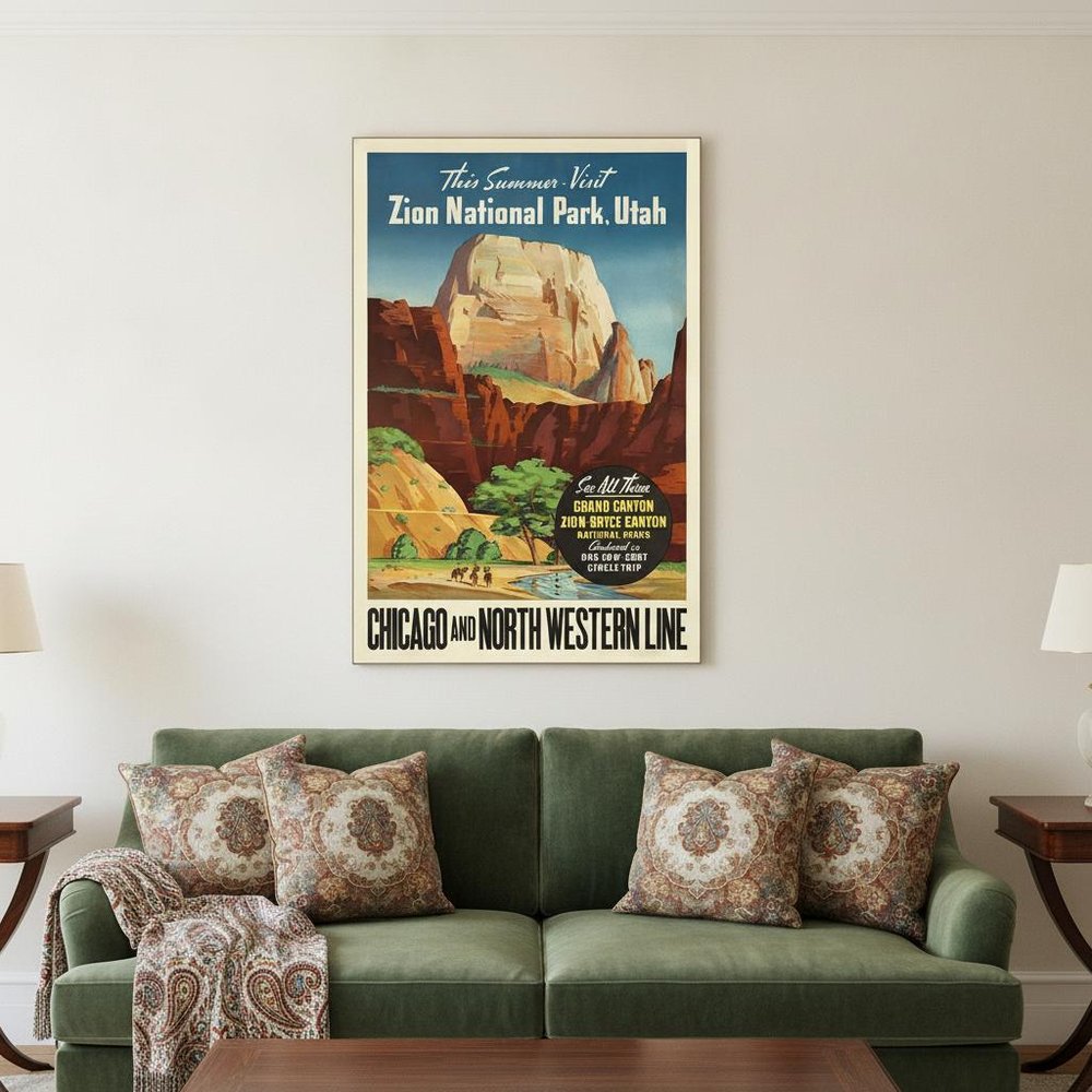 Zion National Utah Unframed Print Wall Art