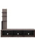75" Oak Wood Open Shelving Entertainment Center with Bookcase